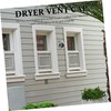 TEHAUX Stainless Steel Vent Cover for Wall Round Dryer Vent