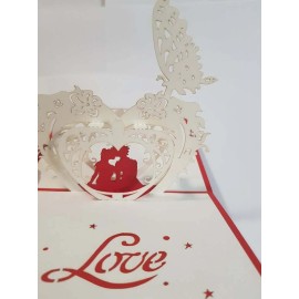 3D Pop Up Greeting Card romantic dating Free Shipping USA seller