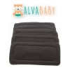 5 Absorbentes Nocturnos Charcoal 5 Capas Alva Baby Original