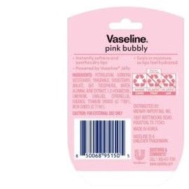 Vaseline Lip Therapy Edición Limitada Pink Bubbly, Bálsamo Labial, 7g