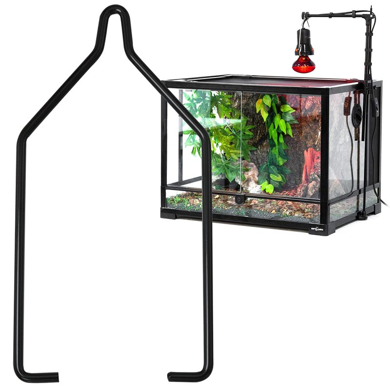 MEETOOT 2pcs Fixing Clip Reptile Dual Lamp Stand Lamp Hanger