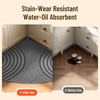 Carvapet 39" Corner Kitchen Rug, Sector Non-Slip Absorbent Floor Mat