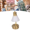 1:12 Scale Dollhouse Table Lamp LED Micro Metal Dollhouse Miniature