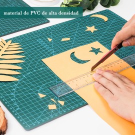 Hapemein Tapete de Corte Autocurativo A3 (30x45 cm) - Doble Cara para Plotter de Corte y Proyectos de Manualidades. Ideal para Scrapbooking, Vinil,...