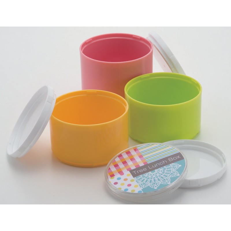 MIクリエーションズ ツリーランチボックス 弁当箱 縦型 スリム オフィス 遠足 ピクニック お出かけ (3段)