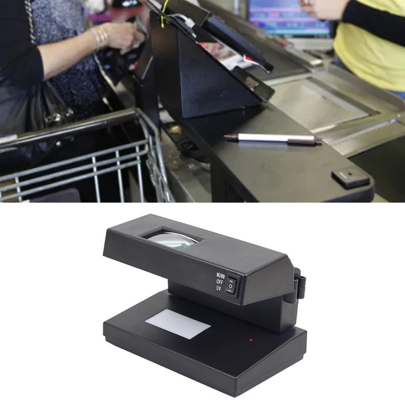 Counterfeit Bill Detector UV Bill Money Detector Checker Tester with