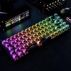 TERPORT Teclado Mecánico Transparente de RGB Retroiluminación, Z11 E158 Teclado