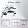 HARNART Bathroom Sink Tap, Galvanisation, Short Version in Modern Design,