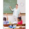 Kids Wall Clock: Telling Time Teaching Wall Clocks Silent Non-Ticking