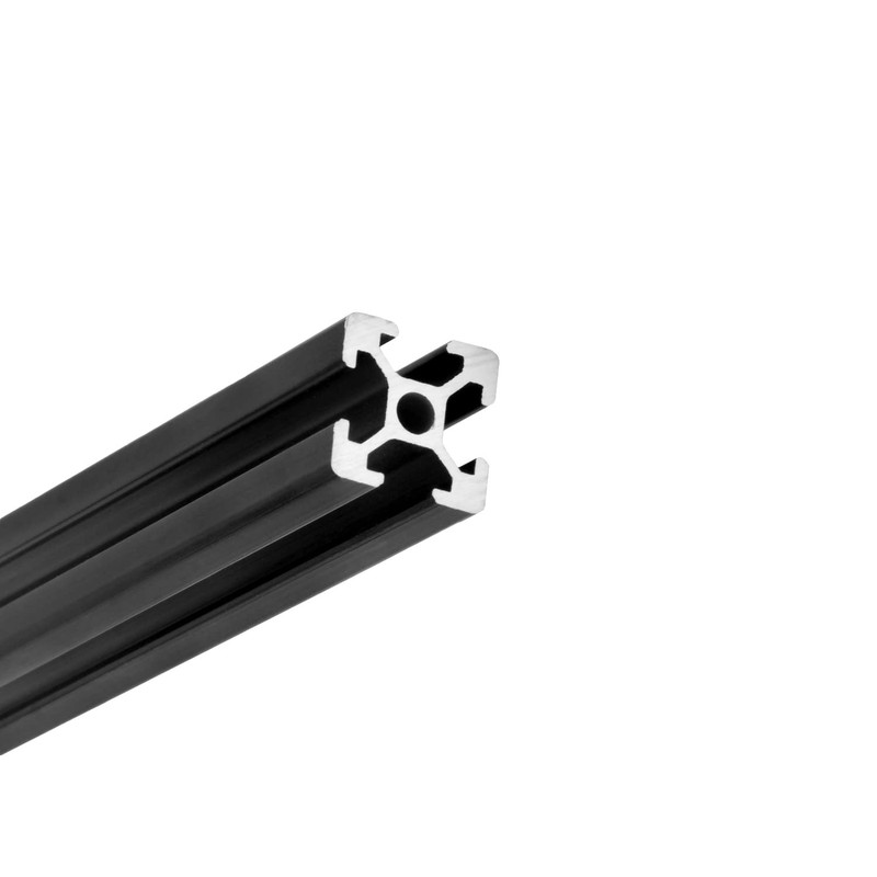 4PCS 350mm 2020T Linear Rail Aluminum, European Standard Anodized Black