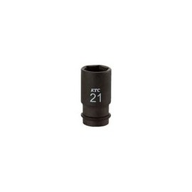 Kyoto Machine Tools (KTC) Socket BP4M08TP Opposite Side Dimensions: 0.3 x Insertion Angle: 0.5 x Total Length: 2.0 inches (52 mm), For Impact Wrench 1 piece