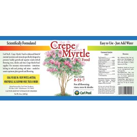 Uootpc Carl Pool Crepe Myrtle Plant Food 24oz Fast Results Optimum Growth