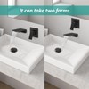 Aolemi Wall Mount Bathroom Faucet Waterfall Tub Filler, Single Handle