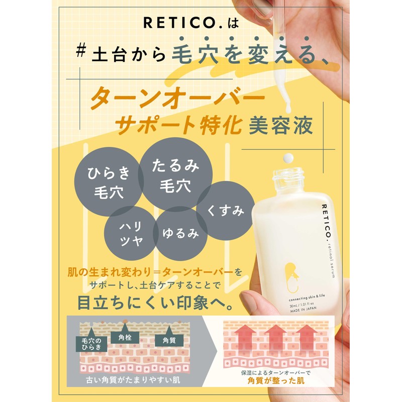 Retico Next Generation Retinol Beauty Serum, EW Essence I, Made