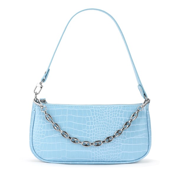 YIUOR - Bolso de mano con correa de cadena, estilo