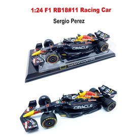 HTLNUZD Bburago 1/24 2023 Nuevo F1 RB18#11Perez Racing compatible con Red Bull 1:24 aleación estática modelo de molde de regalo
