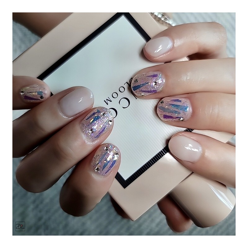 Dara Beauty May Art of the MonthGlass Piece Nail❣ -