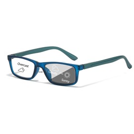 VIEWBETTER Photochromic Reading Glasses Progressive Transition Sunglasses Lightweight UV400 Protection Spring Hinge PHRG2321