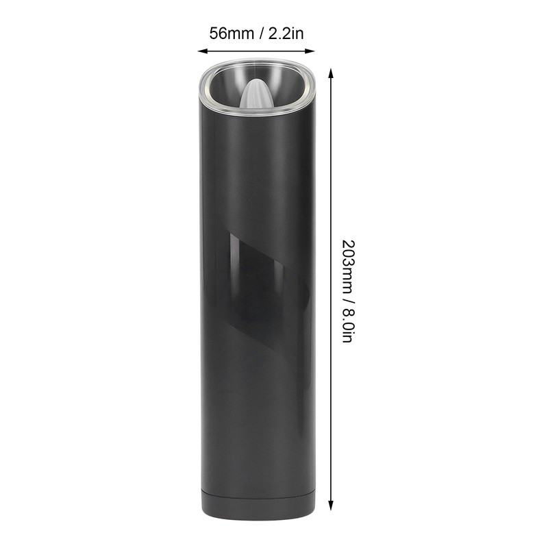 Electric Pepper Grinder Stainless Steel Wireless Visual Pepper Salt Grinder