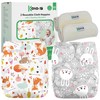 Kolo 2 Reusable Baby & Newborn Nappies + 2 Bamboo