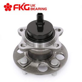 FKG 512370 Rear Wheel Bearing Hub Assembly fit for 2006-2014 Toyota Yaris, 2012-2015 Toyota Prius C, 4 Lugs Set of 2