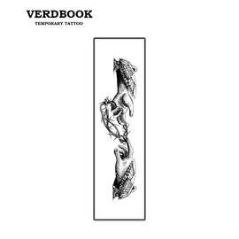 VERDBOOK Waterproof Temporary Tattoos: 2-Sheet Tattoo Kit with Realistic Body Stickers, Semi-Permanent Tattoos for Adults Lasting 7-15 Days – Safe for Men & Women, Pierced Sanctuary​