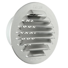 The GTAP80R Ventilation Grill Round Recessed, Aluminium, 80 mm