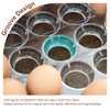 MFBJXC Egg Holder for Refrigerator,60 Eggs Clear Drawer Organizer,2 Layer