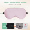 BeeVines 100% Real Mulberry Silk 2 Pack Sleep Mask, Natural