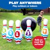 JOYIN Giant Inflatable Bowling Set for Kids and Adults, Christmas