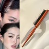 H+ Mall Boar Bristle Brush for Updo Slick Bun Hair Styling, Backcombing, Root Volume Brush, and Flyaway Hair Taming / 에이치플러스몰 돈모 브러쉬 업스타일 슬릭번헤어 스타일링 백콤 뿌리 볼륨 브러시 잔머리정리