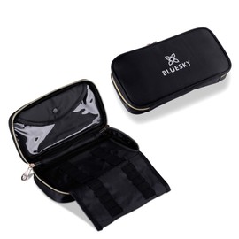 Bluesky Manicure Tool Bag, Zip Up Cotton Case for Nail Kit Storage