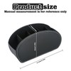 HOMURY 1 piece black remote control holder: desk organiser with