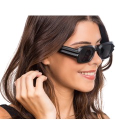 Chaks - Sunglasses for Women or Men, Rectangular Vintage Glasses, 90s Festival, Accessories, Carnival