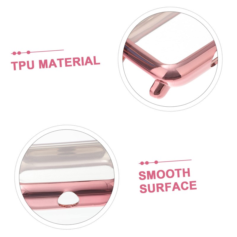 LABRIMP 3pcs TPU Smartwatch Protective Cases for Silver Scratch Bumper