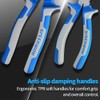 2 Piece Glass Breaker Pliers and Hammer Cutting Pliers Set