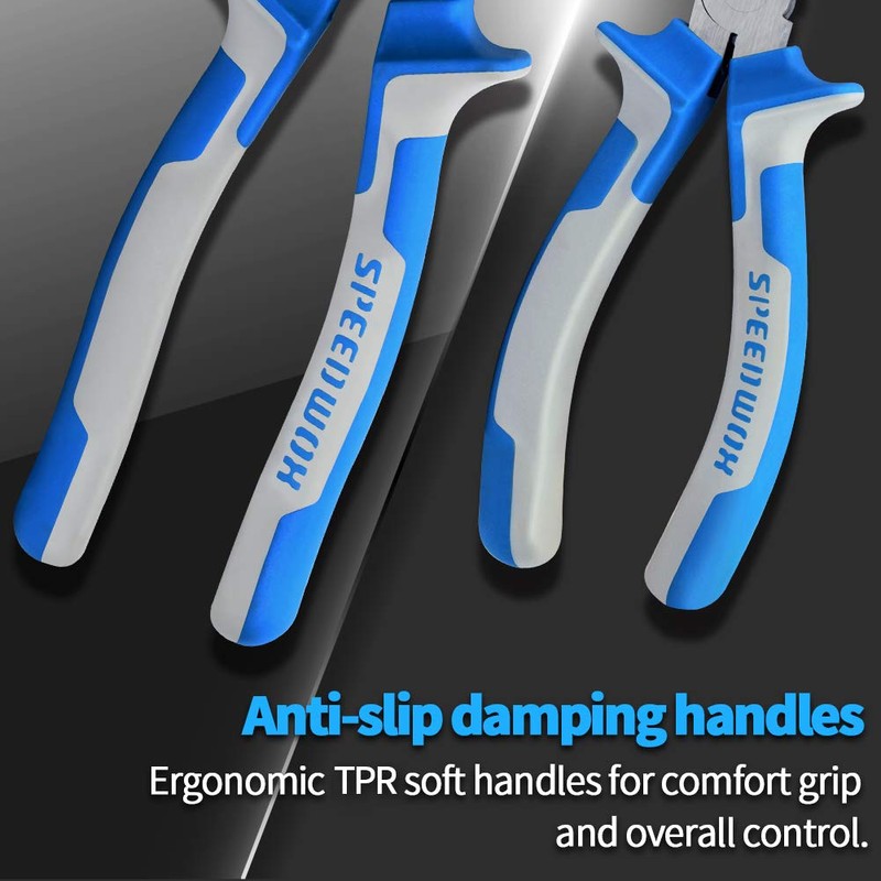 2 Piece Glass Breaker Pliers and Hammer Cutting Pliers Set