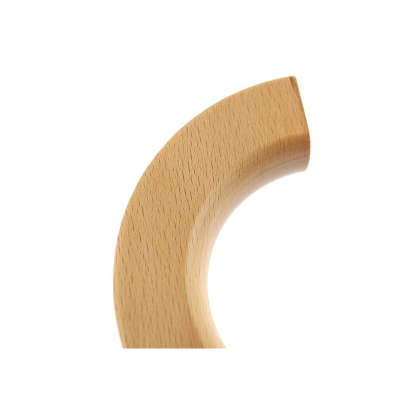 Olive-G Simple Stylish Wooden Rings Magnetic Curtain Tassels Curtain Rings
