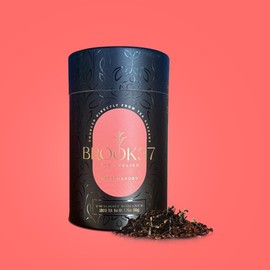 Brook37 Twilight Romance Eco - Specialty Loose Leaf Tea | Darjeeling Black Tea | Smooth, Sweet Honey Notes | 50g Decorative Paper Tube | WBENC Certified | Plastic Neutral Brand | Ideal Tea Gifts