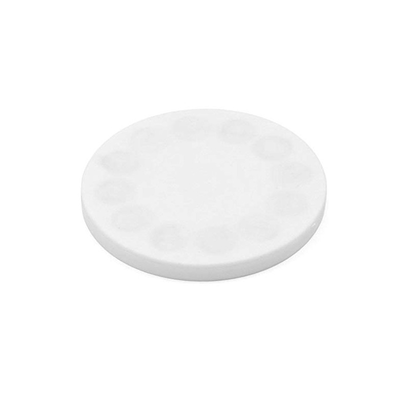 White Rubber Coated POS Magnets Countersunk with M6 Boss Thread