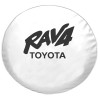 SpareCover® Classic Series - 28" White Tire Cover fits Toyota