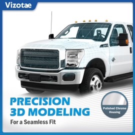 Vizotae Headlights Assembly for 2011-2016 Ford F250 F350 F450 F550 Super Duty Headlamp Replacement, High/Low Beam W/Bulbs, Driver&Passenger Side