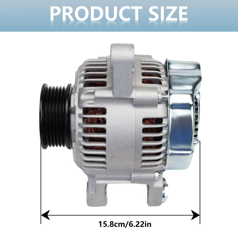 Alternator Replacement for 1998-2003 Sienna 3.0 V6, 12V 100A S6