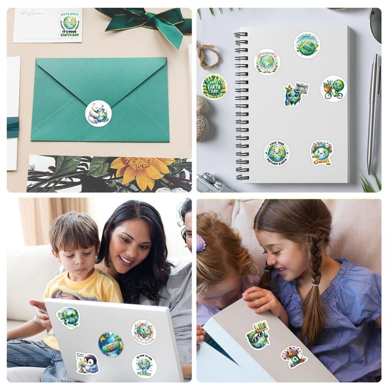 Treasure Cove Save The Earth Sticker for Kids Earth Day
