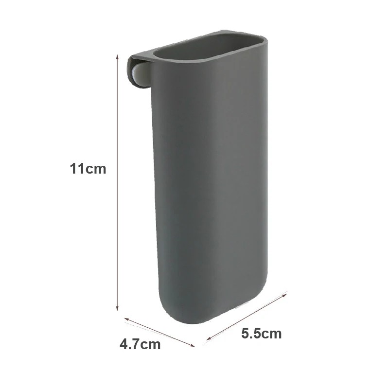 Monitor Pen Holder for Desk Organization - Self-Adhesive Plastic Stationery