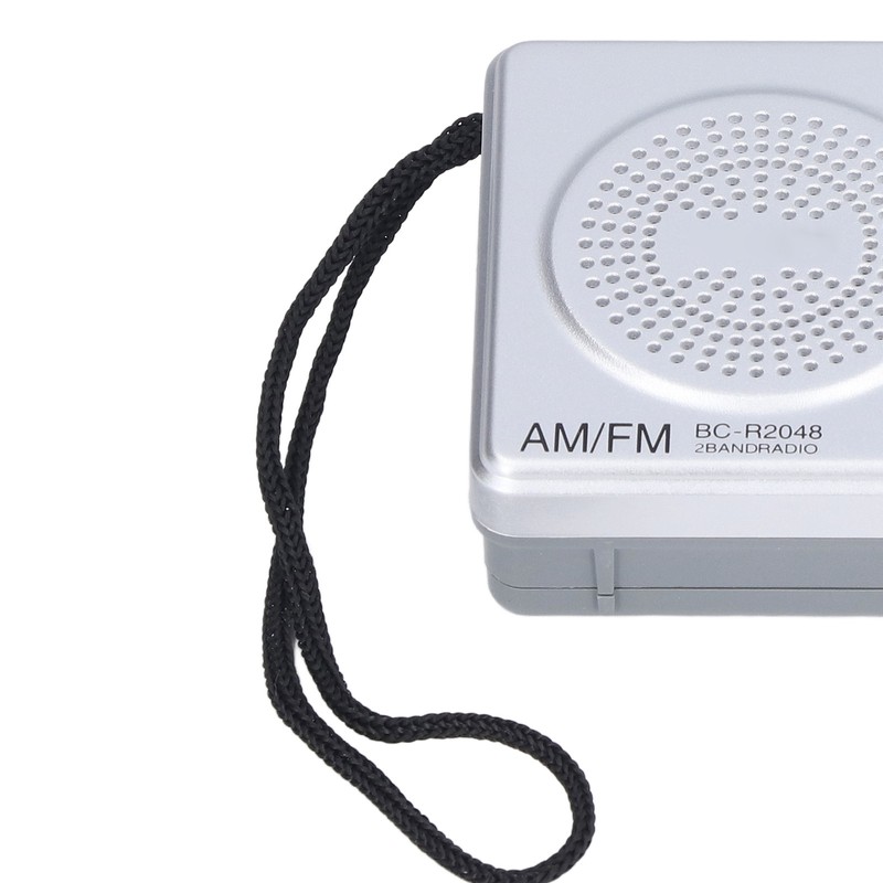 AM FM Radio Battery Power Supply Waterproof Plastic Material Portable