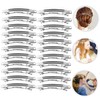 Healvian French Barrette Hair Clips Diy Snap Clips 50pcs Blank