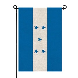 Pretty_jessie Honduras Flag Honduran Garden Flags 12x18 Double-Sided Small Burlap Yard Flag Decorations for Outdoors(Honduras)