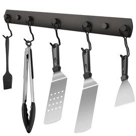 Smoker Grill Hooks,Magnetic Mount 5 Flexibility Grill Hooks for Hanging BBQ Grill Utensils,Non-Slip Heavy Duty Magnetic Hooks for Traeger Pellet Pit Boss Blackstone Grill Smoker Accessories