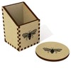 Azeeda 'Bee' Desk Tidy/Pencil Holder (DT00013157)